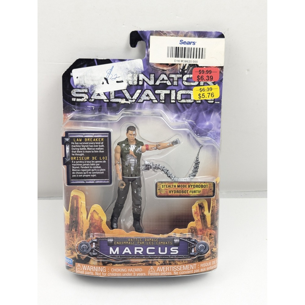 Terminator Salvation Marcus‎ Stealth Mode Hydrobot Action Figure Playmates 2009